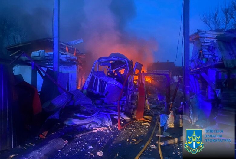 Наслідки ракетної атаки на Київщині 21 березня