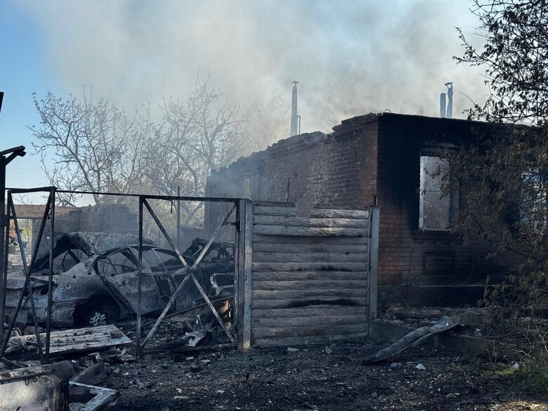 Consequences of shelling in Donetsk region on 29 April 2025