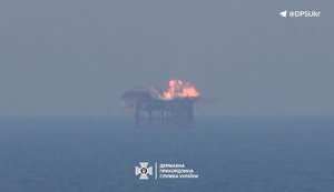 SBS showed footage of battles for gas production towers near Zmiiny. VIDEO