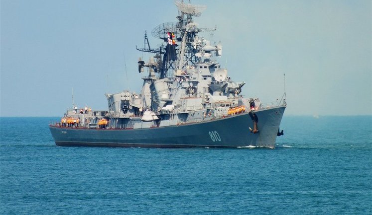 Russian warship fired warning shots at Turkish ship