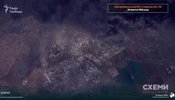 Новокуйбишевський НПЗ після атаки БпЛА: вид з космосу