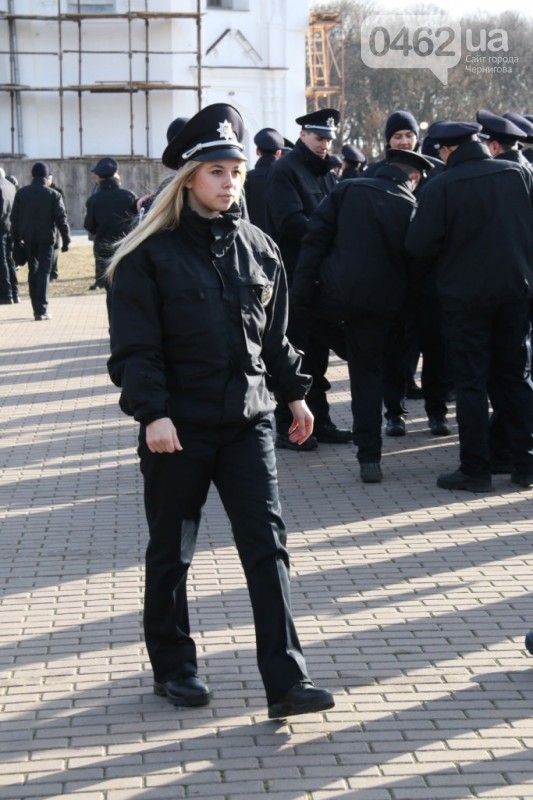 чернигов полиция присяга патрульная патрульные