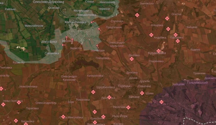 Enemy is advancing near Ivanopillia in Donetsk region, – DeepState