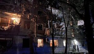Наслідки російського удару по Запоріжжю (фото ілюстративне)