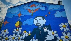 New mural with head of DIU Budanov appears in Kyiv. PHOTO
