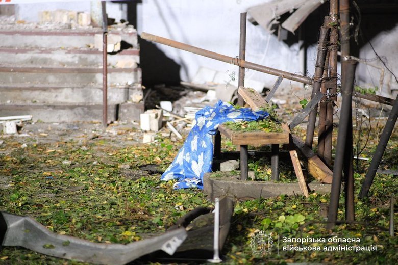 Запоріжжя після обстрілу