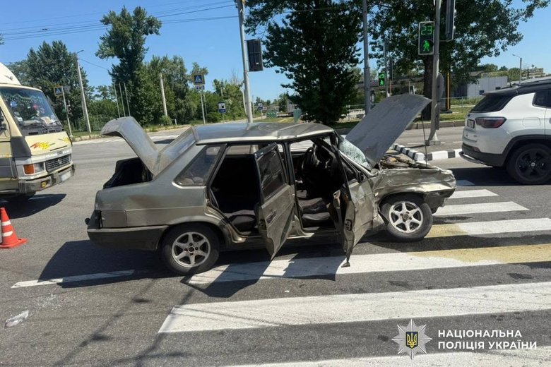 Three children injured in Kharkiv traffic accident