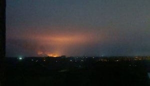 Вибухи пролунали в окупованому Донецьку: попередньо, палає склад боєприпасів. ВІДЕО+ФОТО