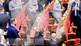 У Раді загорівся пульт для голосування, парламент пішов на перерву. ВІДЕО+ФОТОрепортаж