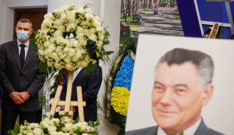 С экс-мером Омельченко простились в Киеве. ФОТОрепортаж