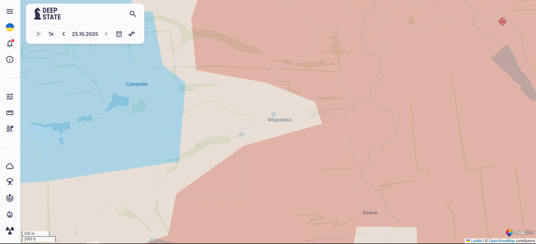Fedorivka map