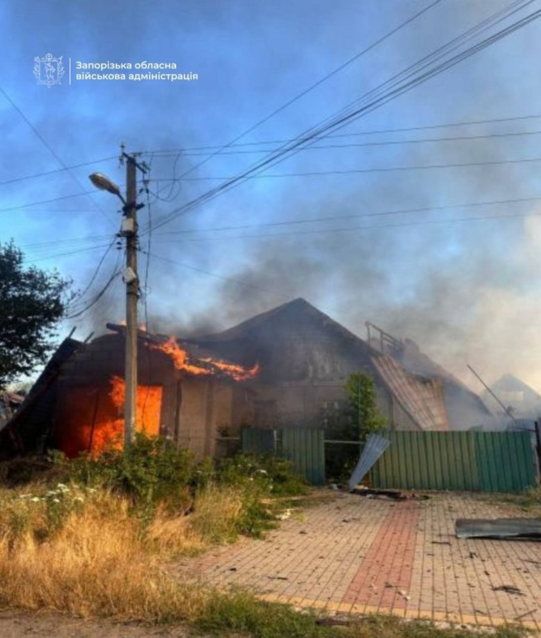 удар по Вільнянську