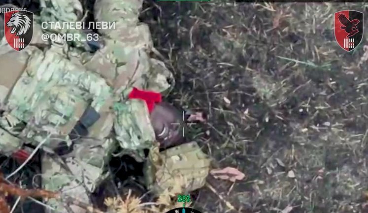 Український дрон "підсмажив рашиста до хрусткої скоринки". ВIДЕО