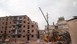 Debris clearance completed at site of enemy strike in Pryluky – Vyhivskyi. VIDEO