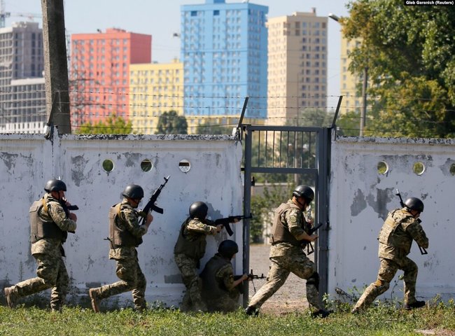 Учения резервистов в Киеве 05