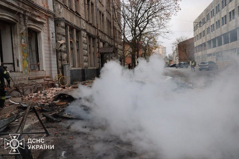 Харьков после атаки шахидов 22 октября