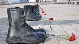 49 пар берців: у Києві вшанували пам