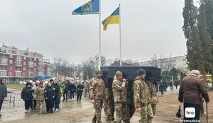 Військового Андрія Киризюка першого захоронили на оновленому полі почесних поховань у Львові. ФОТОрепортаж