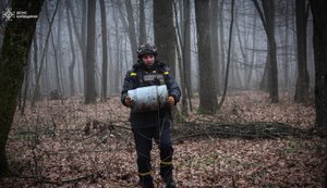 Бойова частина "шахеда" виявлена та знешкоджена на Київщині, - ДСНС. ФОТО