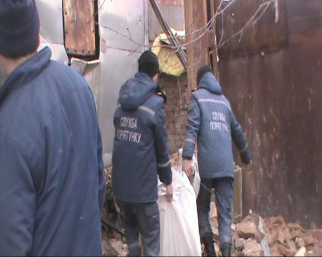 обрушение труба