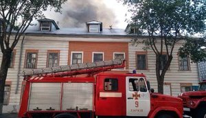 Пожар в здании Украинской инженерно-педагогической академии в Харькове ликвидирован, - ГСЧС