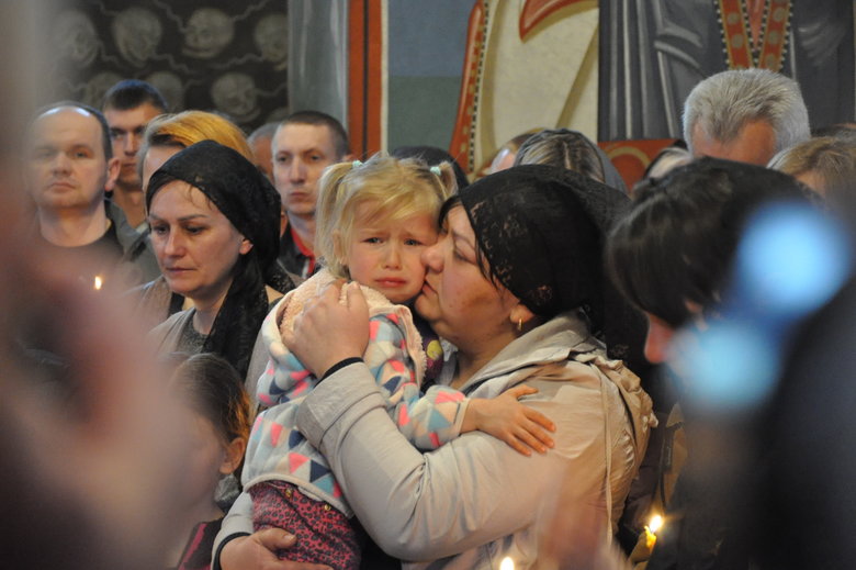 Farewell to cyborg paratrooper of 95th Brigade Ruslan Borovik, who died in battles with Russian occupiers in east, said goodbye in Kyiv 41