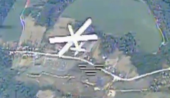 Destruction of a Russian drone
