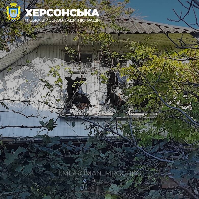 Последствия российских ударов по Херсону 06