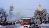 На території Києво-Печерської Лаври виникла пожежа. ВІДЕО+ФОТО