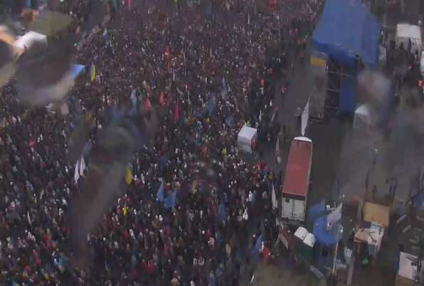 митинг евромайдан вече