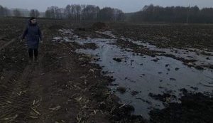 В результате аварии часть поля в Сумской области залило нефтью, - Госэкоинспекция. ФОТО