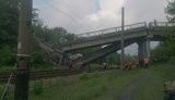 Міст, який сполучав окуповані Хрустальний та Луганськ, знищено вибухом. ФОТО