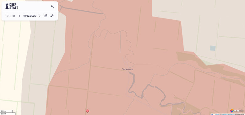 Zelenivka map