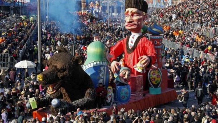 Путина снова высмеяли в Ницце. ФОТО
