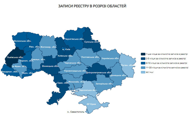 НАЗК назвало області України із найнижчим рівнем корупції 01