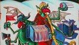 Московскую художницу вызвали в прокуратуру из-за картины &amp;quot;Химера загадочной русской души&amp;quot;. ФОТО.