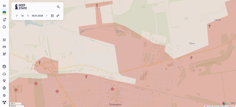 Покровськ карта