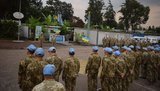 Украинские миротворцы установили в Конго стелу украинской соборности. ФОТОрепортаж