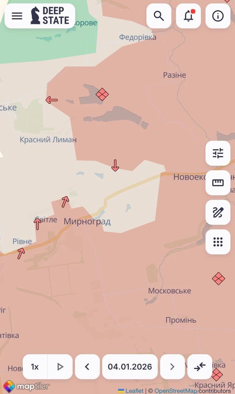 Ворог просунувся в Різниківці, Часовому Яру та Мирнограді