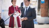 Зеленський і Соммаруга на Донбасі зустріли 17 фур зі швейцарської гумдопомогою. ФОТОрепортаж