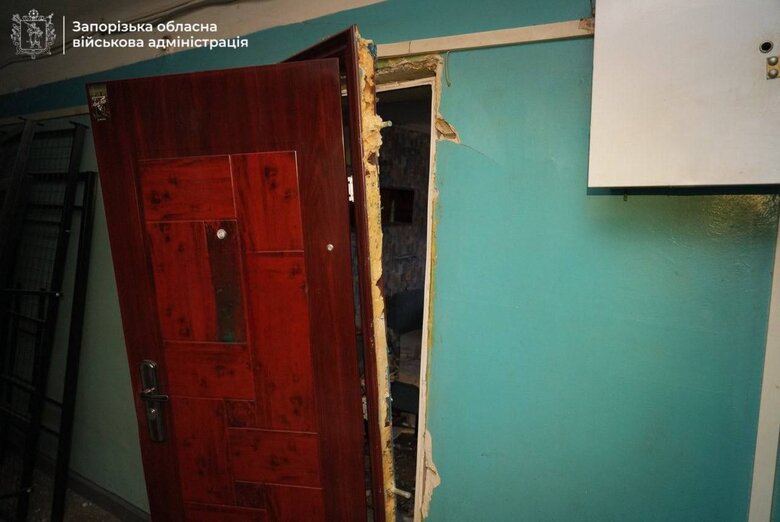 Наслідки удару по Запоріжжю