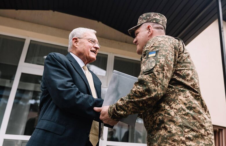 Kit Kellogg visited the training locations of the National Guard of Ukraine