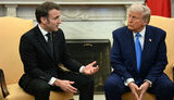 Макрон и Трамп провели разговор накануне коалиции желающих