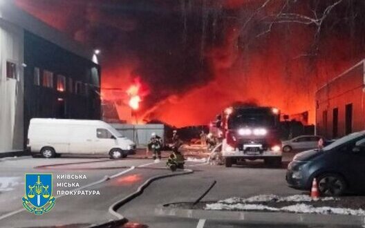 наслідки обстрілу Києва 12 лютого 2025 року