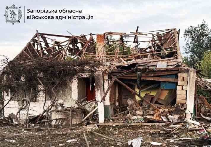 обстріл запорізької області