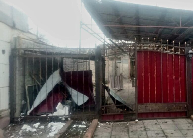 Оккупанты атаковали Никополь дроном-камикадзе и из артиллерии: повреждено оздоровительное заведение, дома, ЛЭП и газопровод 01