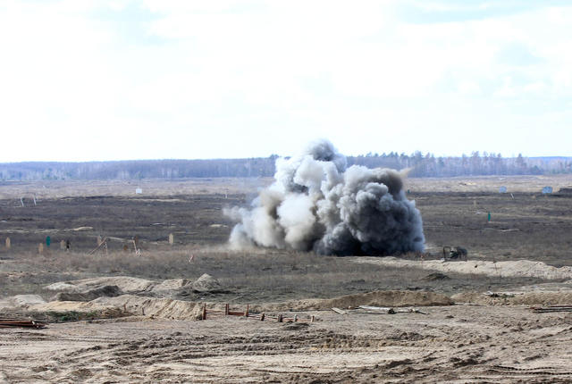 SPG live fire drills took place in Chernihiv region 03