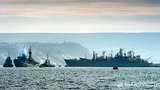 Кораблі Чорноморського флоту РФ підняті за тривогою в окупованому Криму