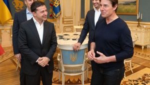 Zelenskyi meets with Tom Cruise in Kyiv. PHOTO