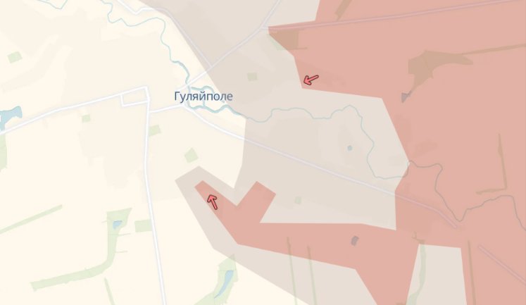 Враг продвинулся в Гуляйполе и вблизи Дроновки, Никоноровки, Панковки, - DeepState. КАРТА